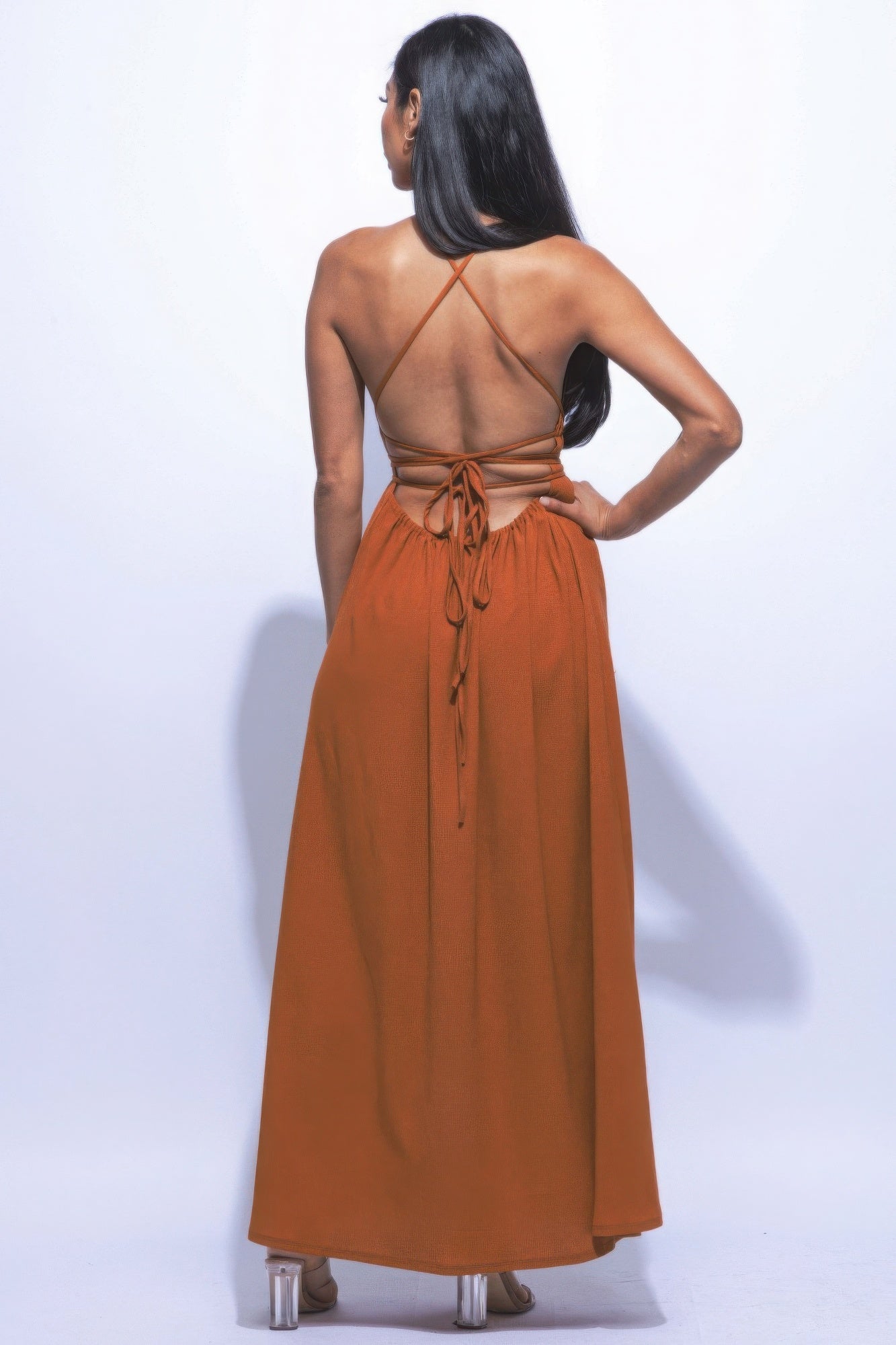 Side Slit Maxi Dress